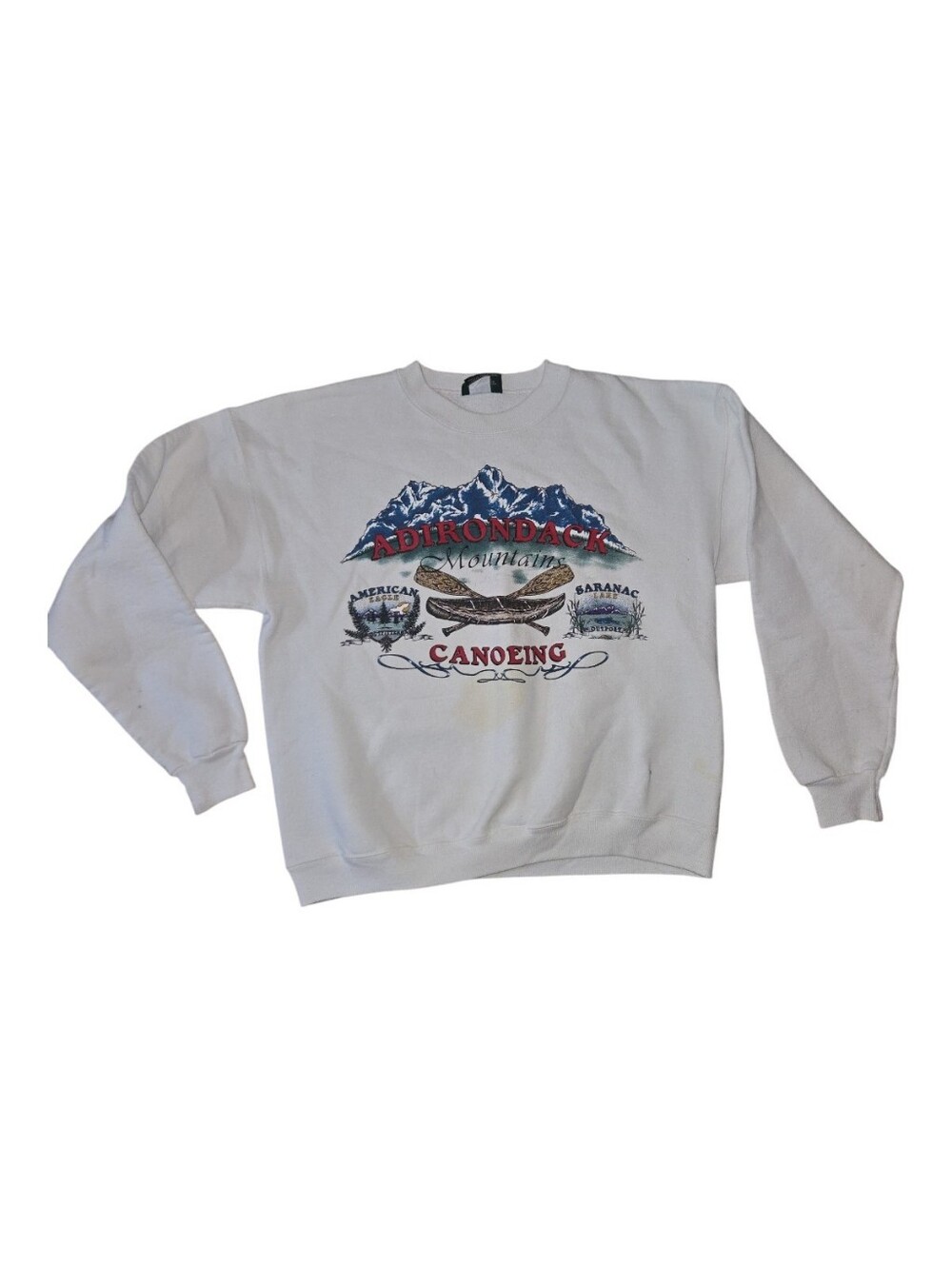 Vintage Adirondack Canoeing American Eagle Crewneck Size L
